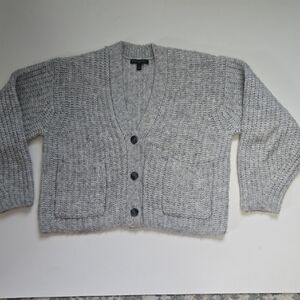 Banana Republic Textured Gray Sweater